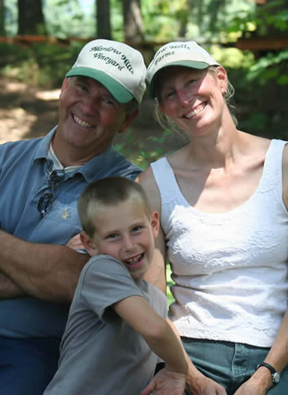 Greg, Kristina and Tyler Harlow